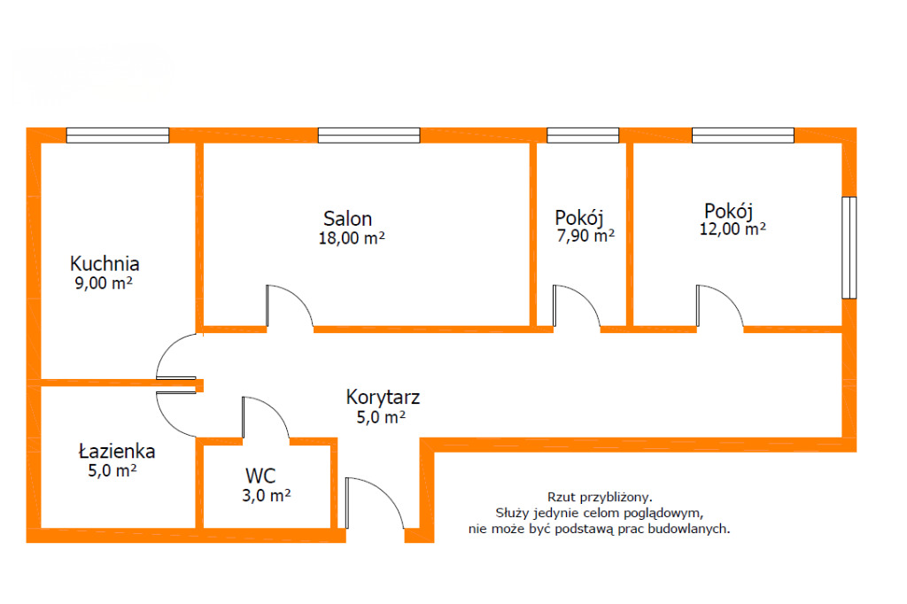 Duże aż 61 m2, 3 pok, dla rodziny! Do negocjacji