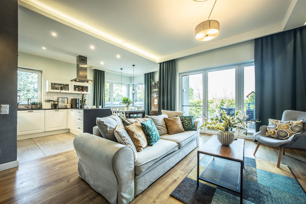 Dwupoziomowy dom przy Rudzkiej Górze