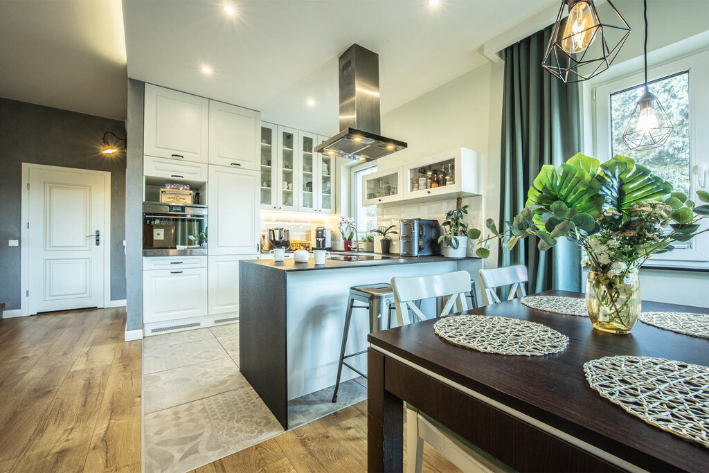 Dwupoziomowy dom przy Rudzkiej Górze