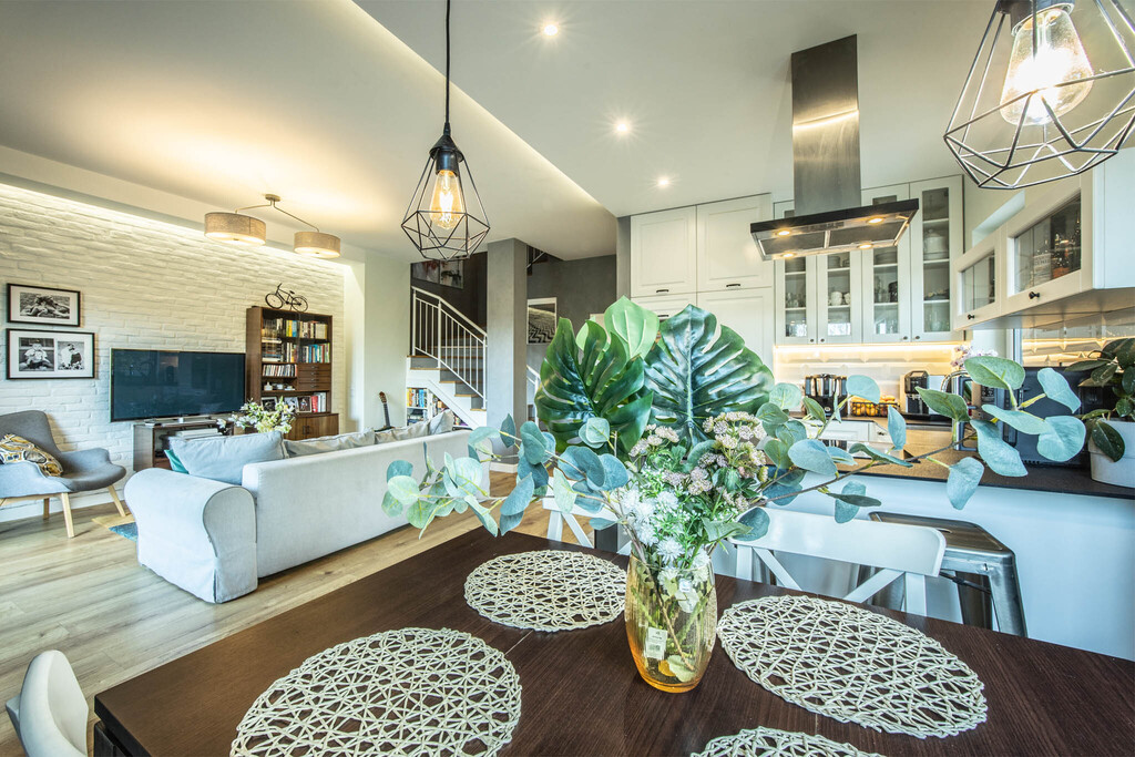 Dwupoziomowy dom przy Rudzkiej Górze