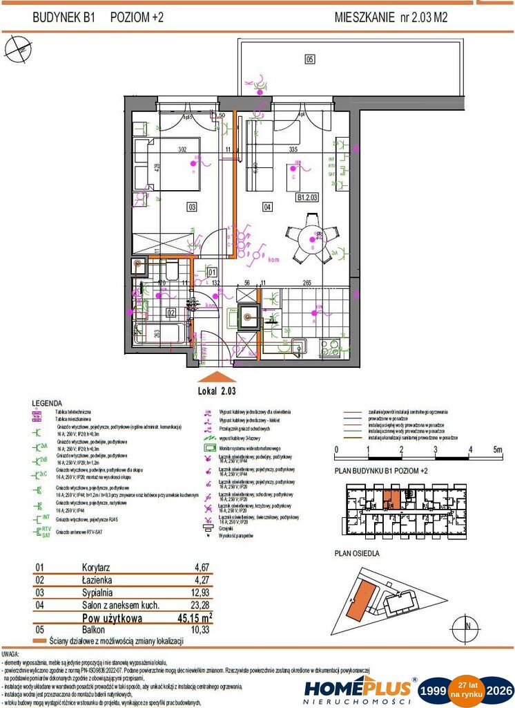18 km od centrum Warszawy-Marki przy głównej ulicy