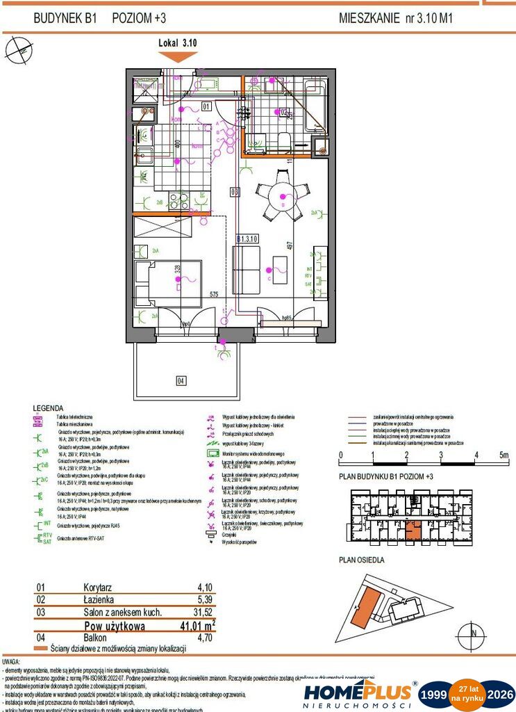18 km od centrum Warszawy-Marki przy głównej ulicy