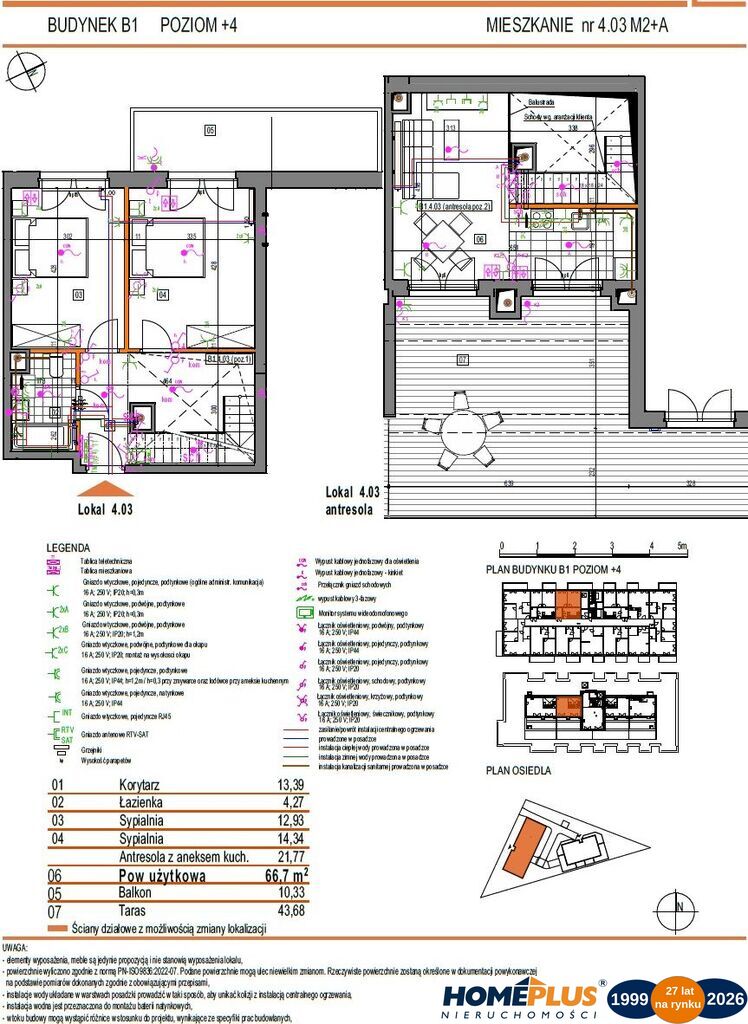 18 km od centrum Warszawy-Marki przy głównej ulicy