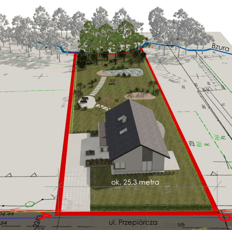 Działka nr 230 ul.Przepiórcza