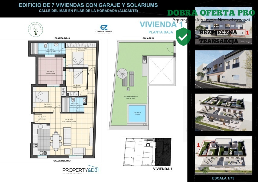 Apartament 250 m od Plaży Playa del Cura
