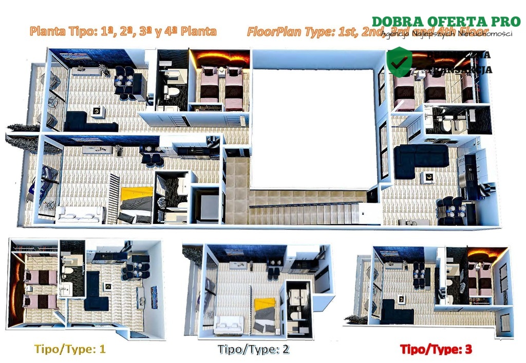 Apartament z basenem i widokiem na morze