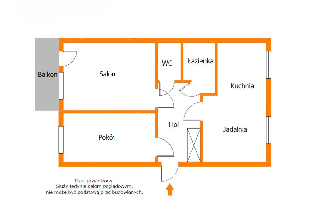 Parter w  samym centrum Pabianic