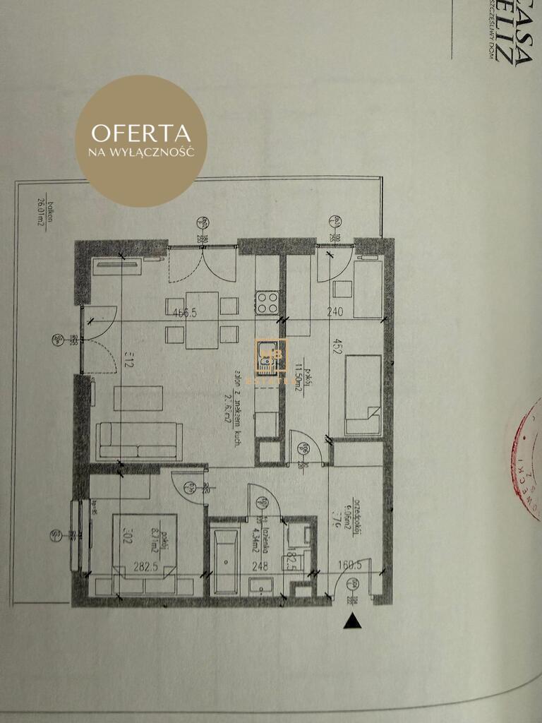 Przestronne mieszkanie z balkonem Casa Feliz