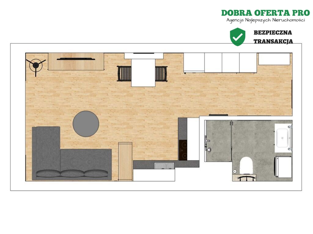Nowe mieszkanie z balkonem | Jasień