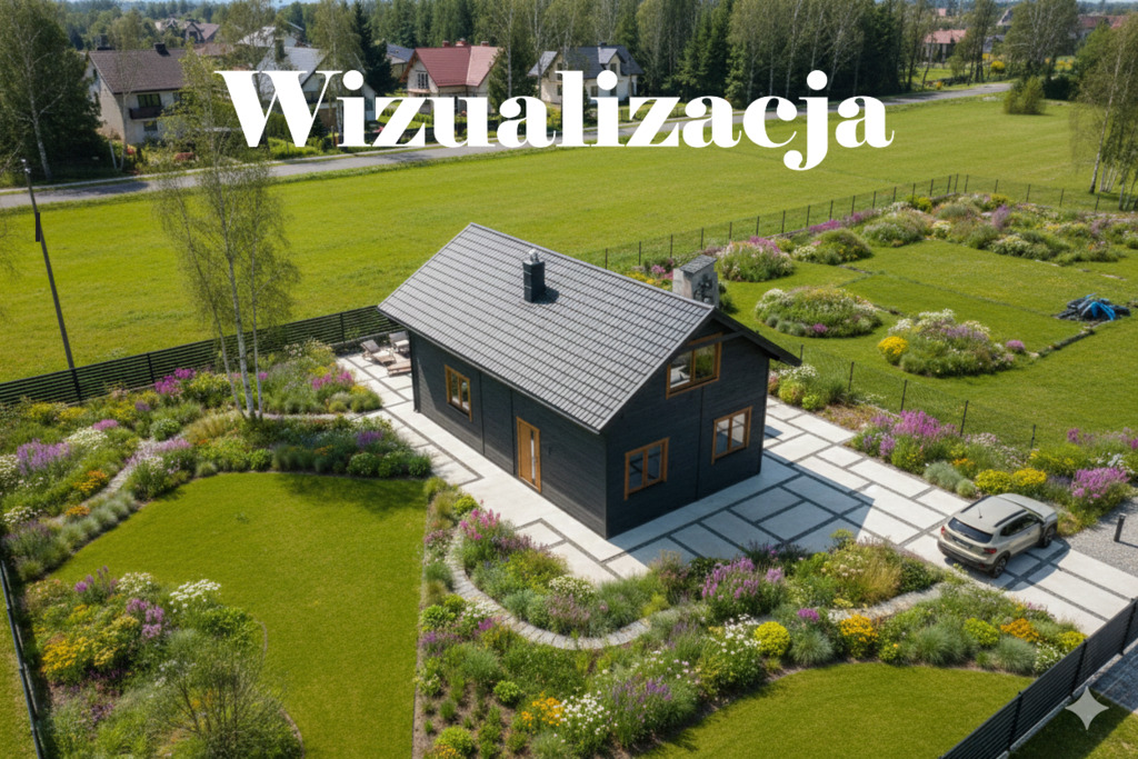 WYJĄTKOWY DOM WOLNOSTOJĄCY - SZKIELETOWY 120M2