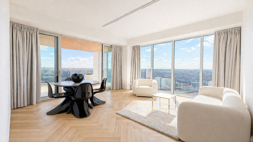 Aprartament premium z panoramicznym widokiem