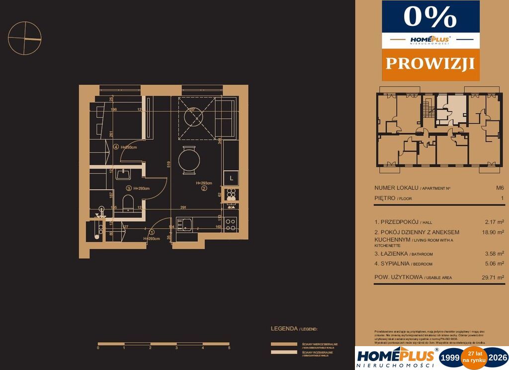 0%, w odrestaurowanej kamienicy z XIX w. - Mokotów