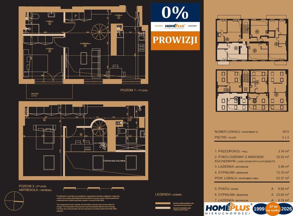 0%, w odrestaurowanej kamienicy z XIX w. - Mokotów