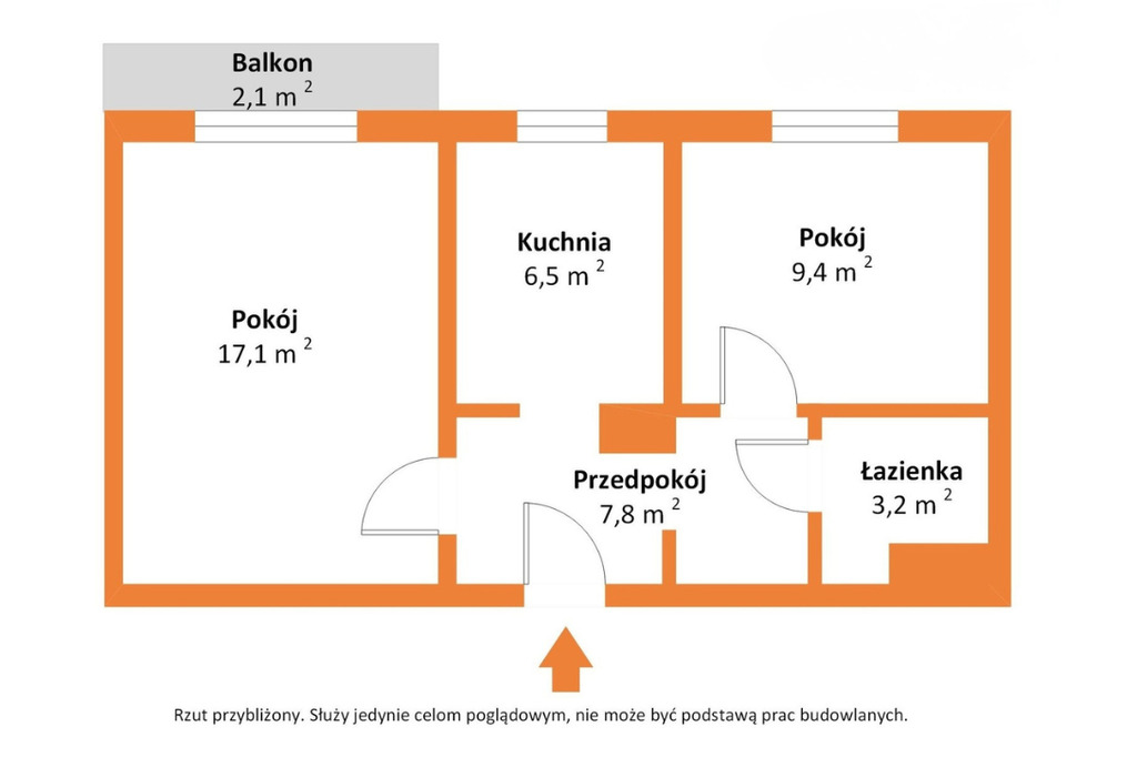 Łódź, Strycharska: 2 pokoje z balkonem, 1 piętro
