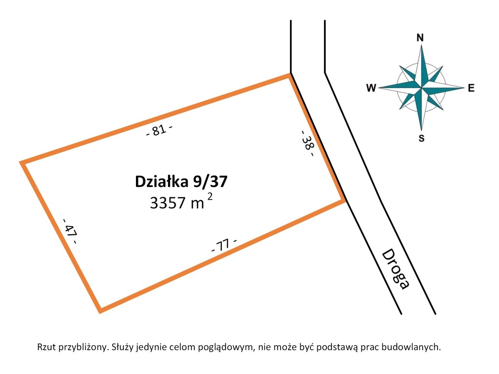 Działka budowlana 3357m2 Porażyn| MPZP| pod lasem