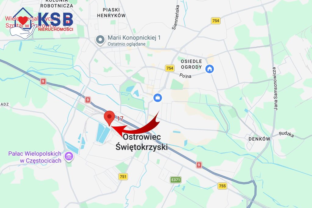 Działka komercyjna z budynkiem 2879m2 ul. Kolejowa