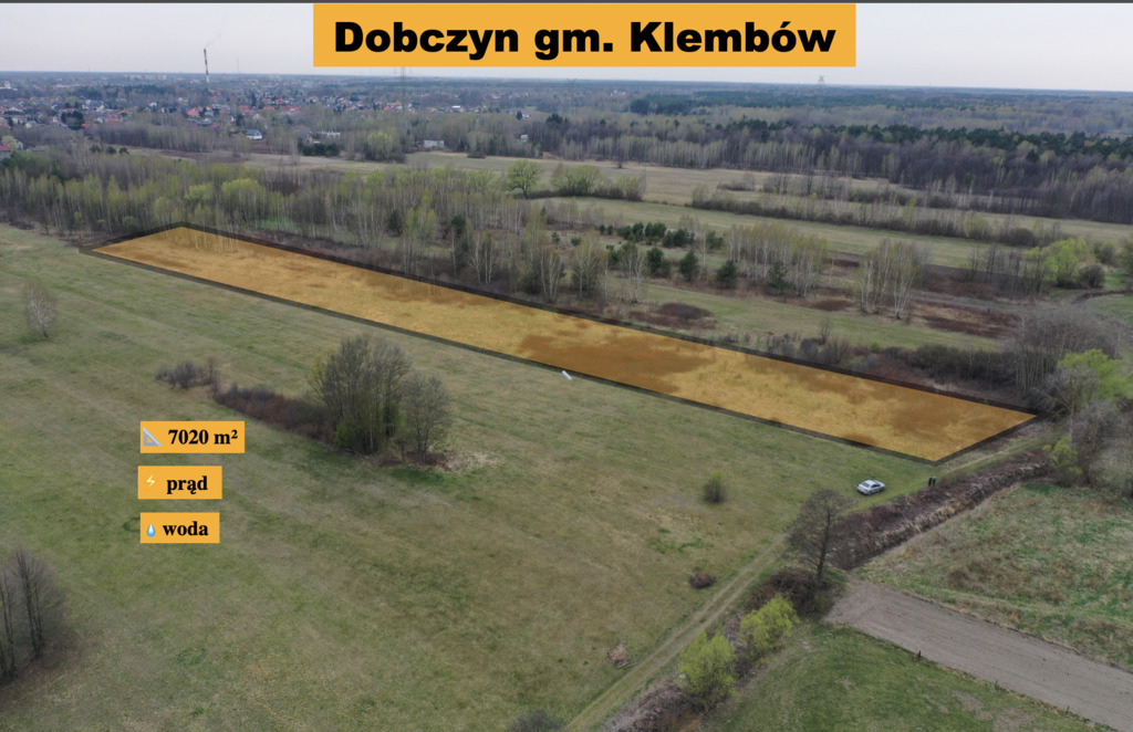 Przestrzeń, Spokój i Potencjał–działka w Dobczynie