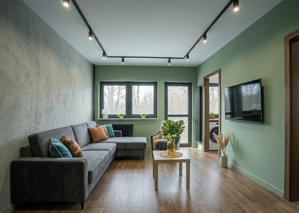 Słoneczne 37,31 m² na 1. piętrze. Parcelacyjna