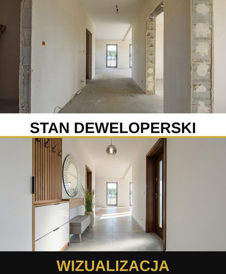 Nowy parterowy dom jednorodzinny lokalowy 86 m²