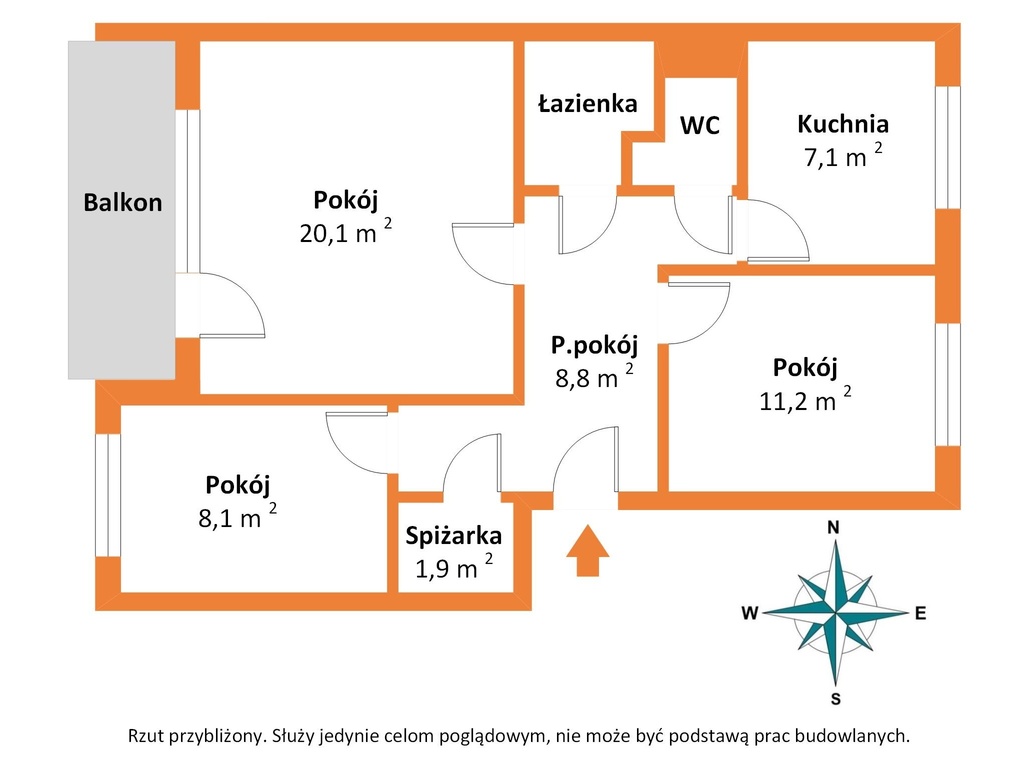 Wygodne 3 pokoje po remoncie - ul. Kmicica