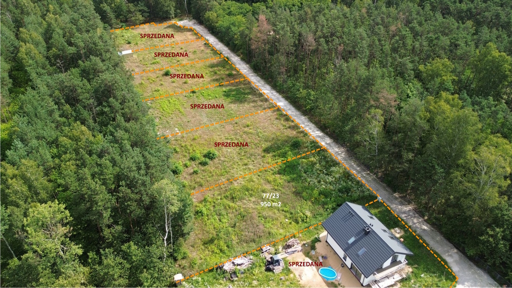 Działka budowlana z prądem i wodą - Łódź