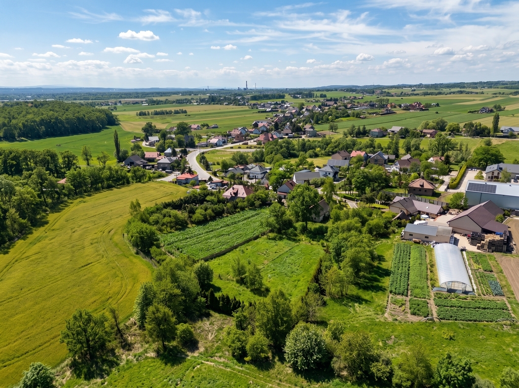 3916 m² Wróżenice - duży potencjał, media, MPZP