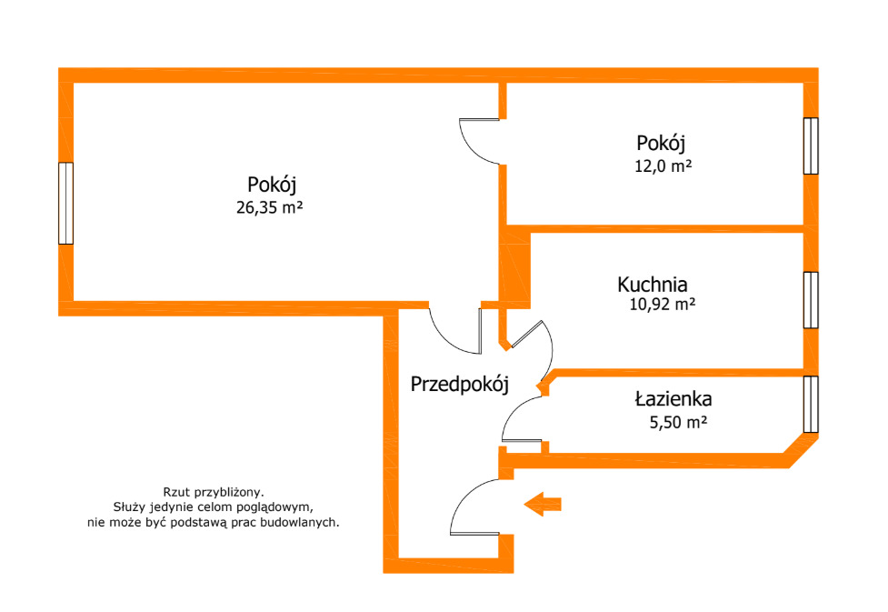 Loft przy Kupieckiej! 61m² w sercu Deptaka