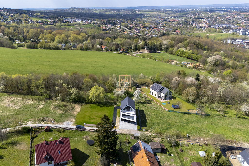 Nowoczesny dom z panoramicznym widokiem na Kraków