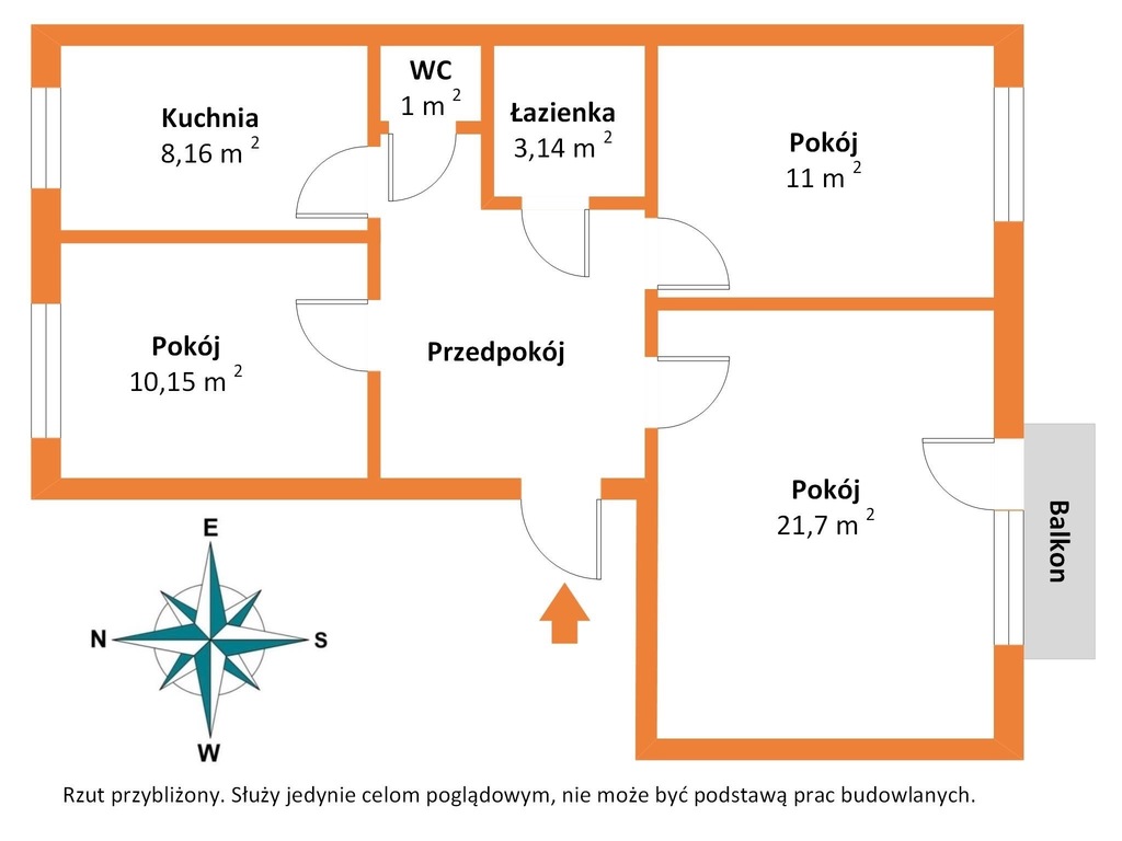 Mieszkanie z potencjałem do własnej aranżacji