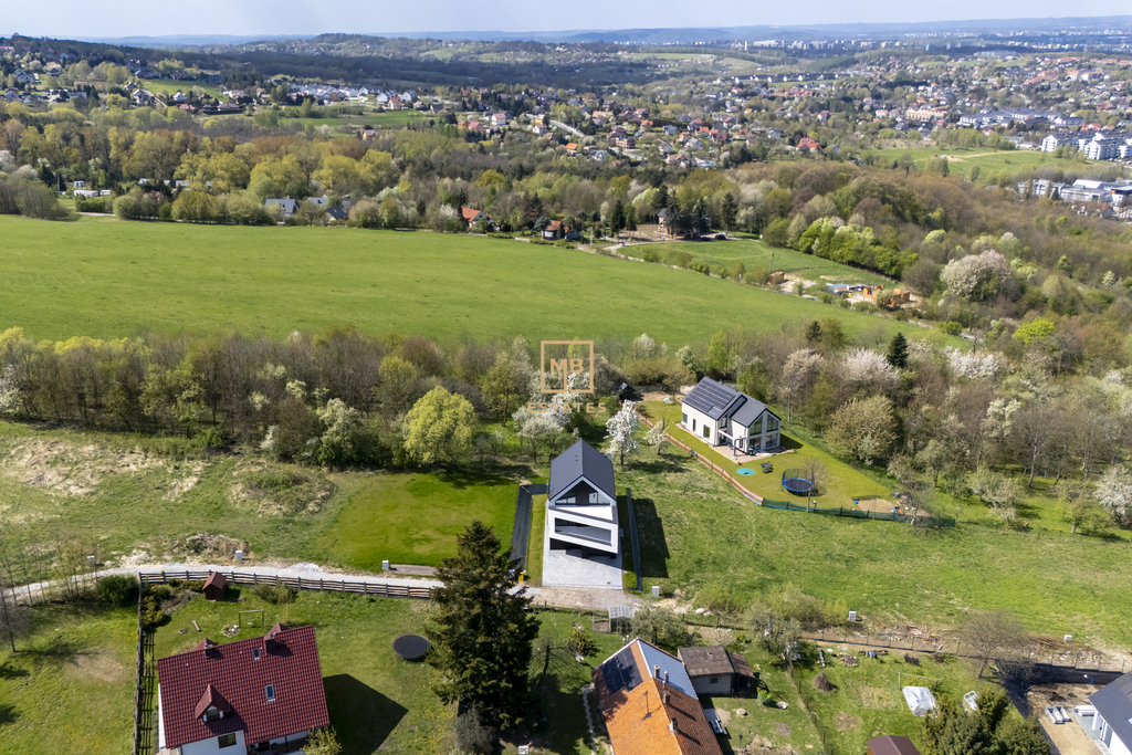 Nowoczesny dom z panoramicznym widokiem na Kraków