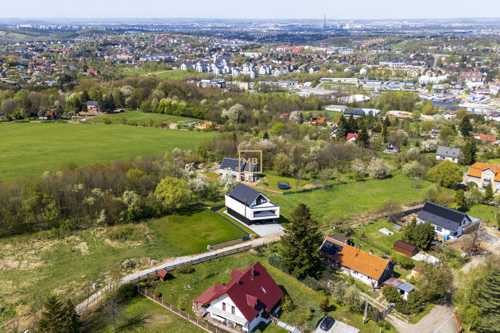 Nowoczesny dom z panoramicznym widokiem na Kraków