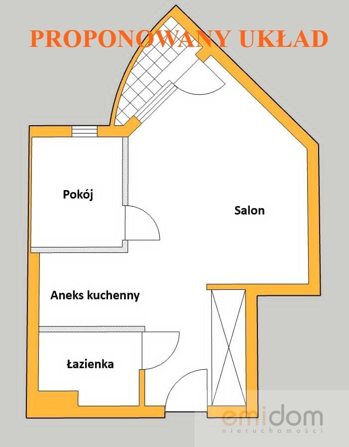 1 pokój z opcją dwóch | Balkon | Garaż | Metro