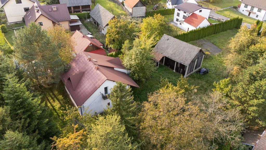 Dom na dużej działce 2600 m² – projekt przebudowy