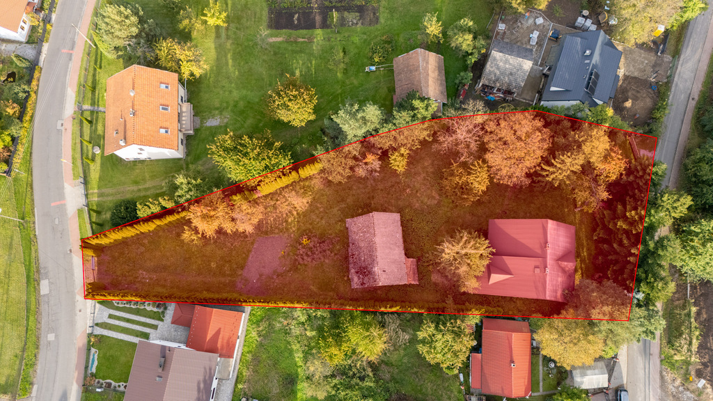 Dom na dużej działce 2600 m² – projekt przebudowy