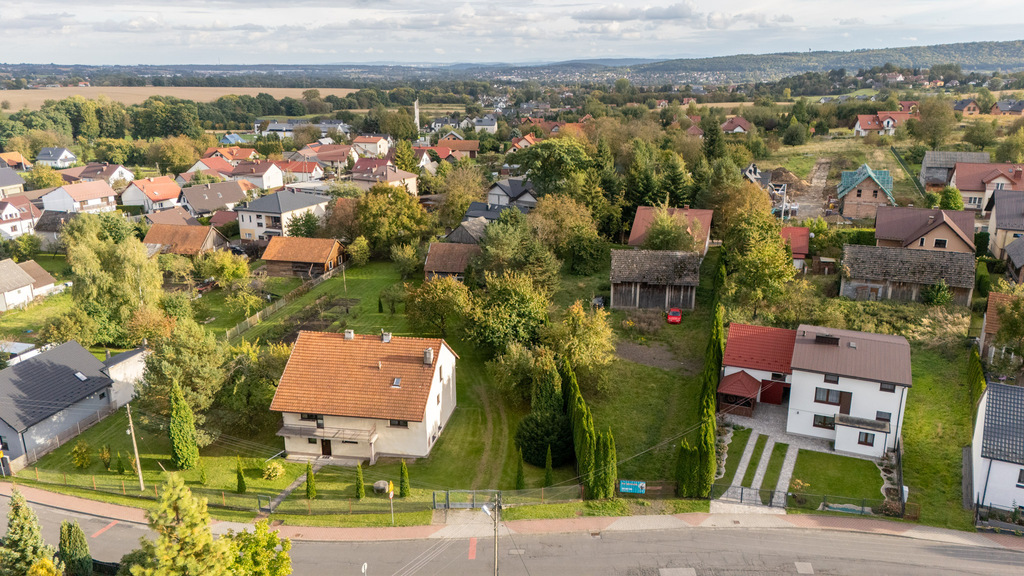 Dom na dużej działce 2600 m² – projekt przebudowy