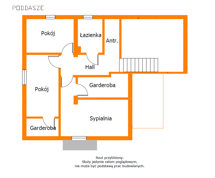 Dom na dużej działce 2600 m² – projekt przebudowy