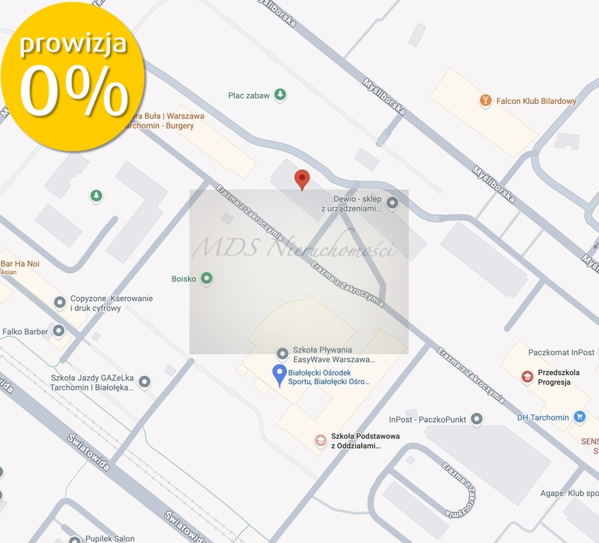 duże, widne mieszkanie Erazma z Zakroczymia
