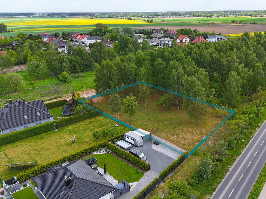 Sady pod Poznaniem | Działka z brzozami | 1544 m2