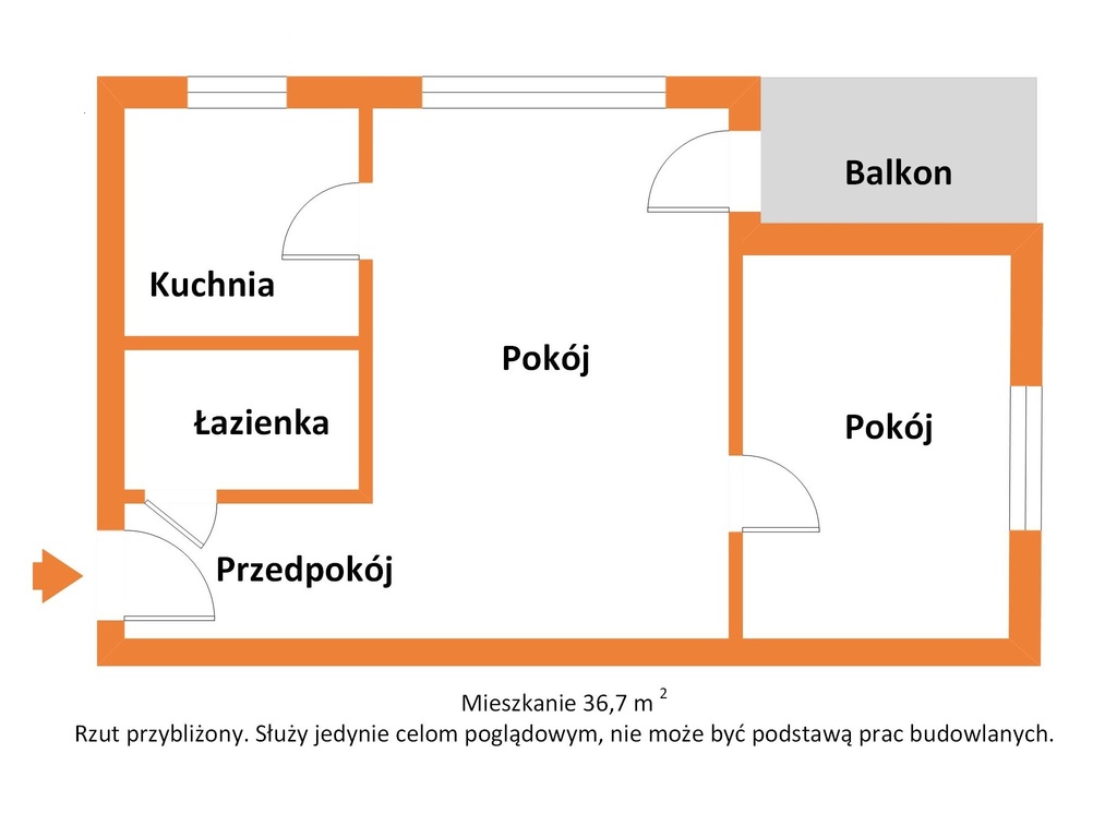 Gotowiec inwestycyjny! 2 pokoje po remoncie, 37m2