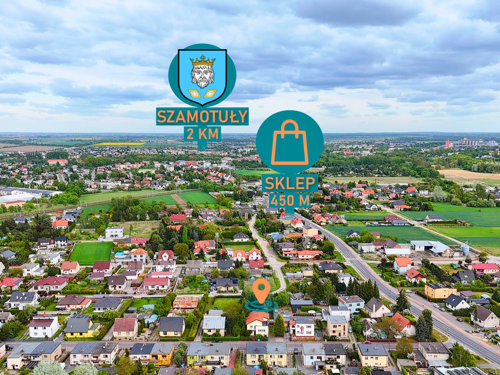 Inwestycja w dom w Szamotułach z 2 działkami!