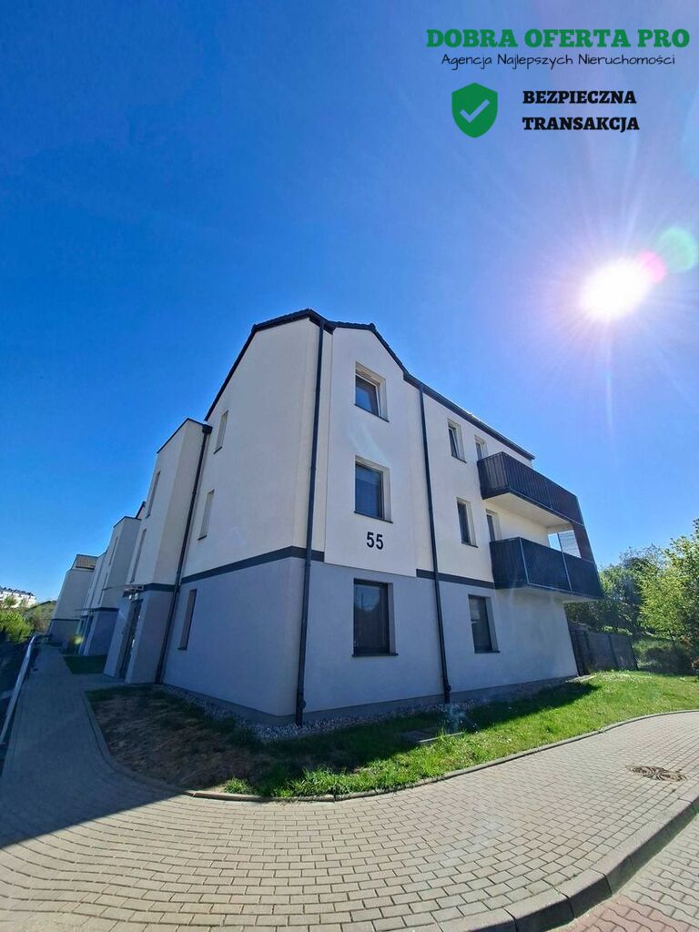 Stylowe 53 m² z balkonem i 2 postojami