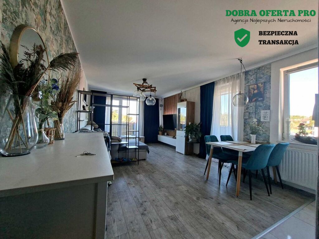 Stylowe 53 m² z balkonem i 2 postojami