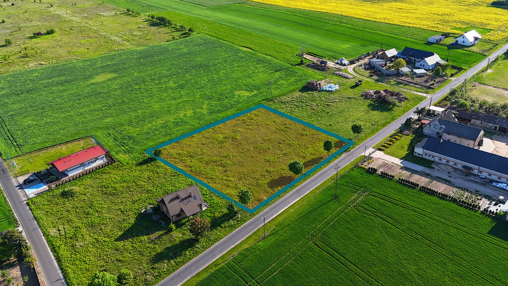 Uzbrojona działka 3846 m² z WZ Ujazd gm. Kiszkowo