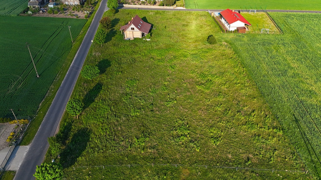 Uzbrojona działka 3846 m² z WZ Ujazd gm. Kiszkowo