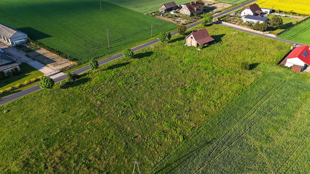 Uzbrojona działka 3846 m² z WZ Ujazd gm. Kiszkowo