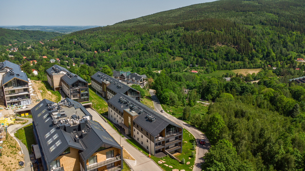 Apartament z tarasem i garażem obok wieży SKYWALK