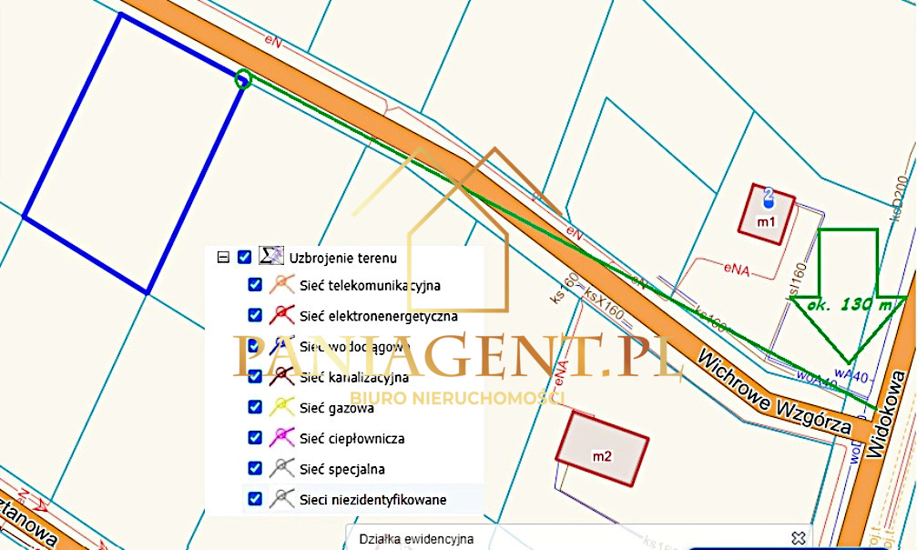 Działka przy Wichrowych Wzgórzach