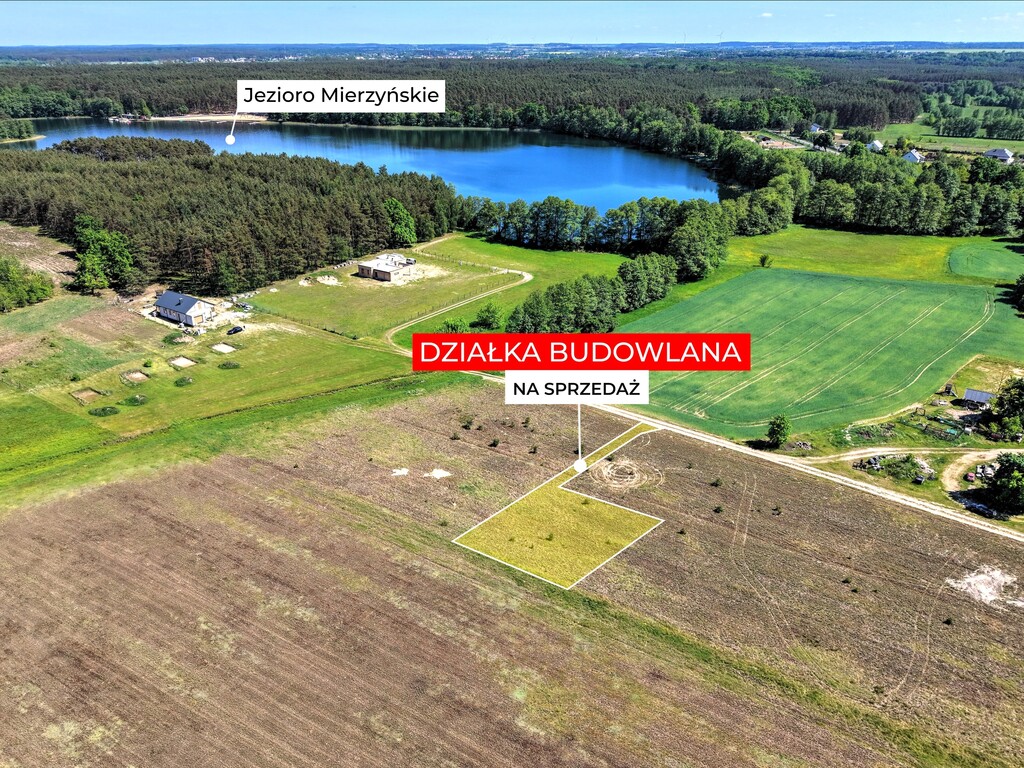 Mierzyn | Odetchnij blisko jeziora – 1139 m² z WZ
