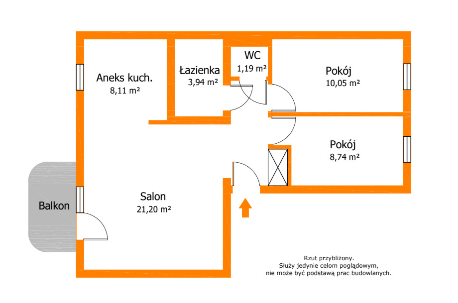 Urządź po swojemu! Przestronne 3 pokoje w centrum!