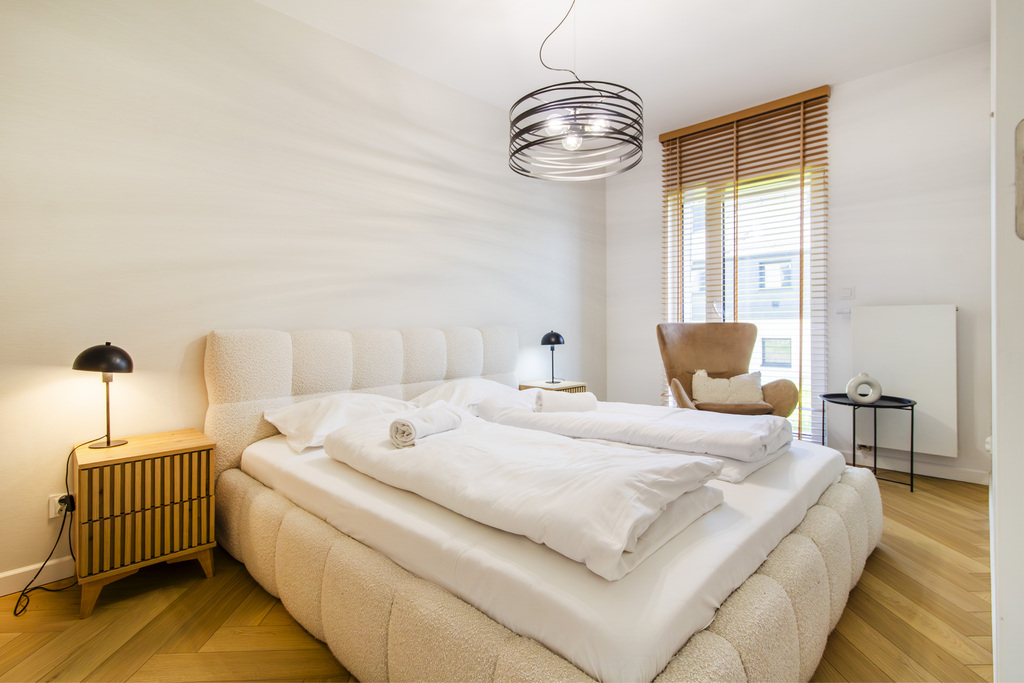 Apartament z tarasem i garażem obok wieży SKYWALK